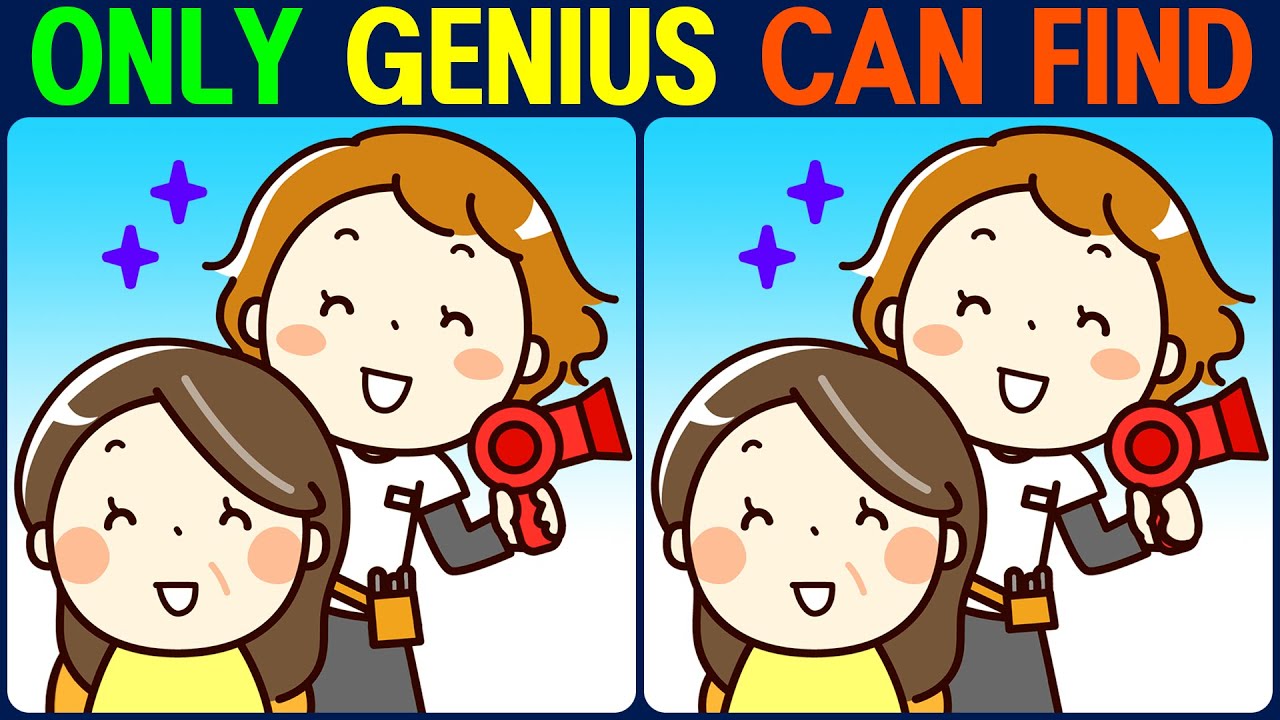 Only Genius Can Spot The Difference Youtube