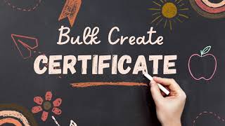 Bulk Create Certificates with Canva