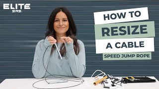How to Resize or Shorten your Elite SRS Cable Speed Jump Rope