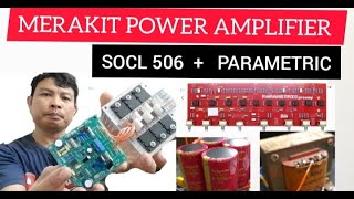 Merakit power SOCL 506 + PARAMETRIC  TRAFO 5A32CT,,begini test poin tegangan BIAS nya