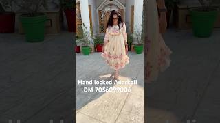 Hand blocked Anarkali #shorts #ytshorts #trending #viralreels #reels #fashion #radiantthreads #viral