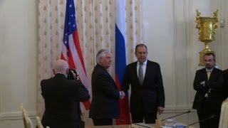 Tillerson-Lavrov talks start in Moscow