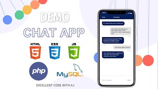 Chat App Demo || PHP || EXCELLENT CODE WITH AJ