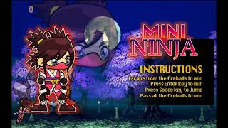 JavaScript 2D game development - MINI NINJA