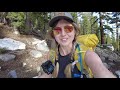 hiking 11 miles to lake aloha desolation wilderness