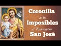 🌿PIDE CON CONFIANZA🧡Coronilla de los IMPOSIBLES al PODEROSÍSIMO Señor San José. Versión Agosto 2023