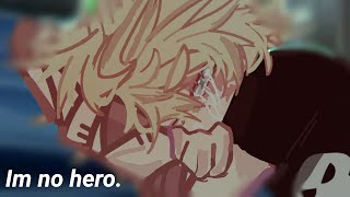 🌧️ : 𝙄𝙢 𝙣𝙤 𝙝𝙚𝙧𝙤. || ANGST || bkdk