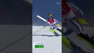 France's Clement Noel has the fastest slalom time