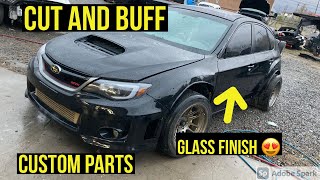 Buffing out the project Subaru WRX build to a super shine!