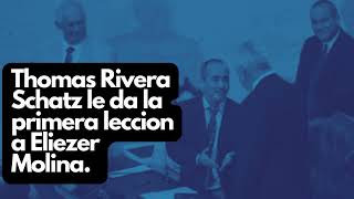 Thomas Rivera Schatz le da la primera lección a Eliezer Molina.