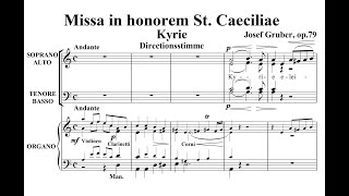 Gruber, Josef (1855 - 1933) Missa in Honorem Sanctae Caecilae, Op. 79, für Gemischten Chor und Orgel