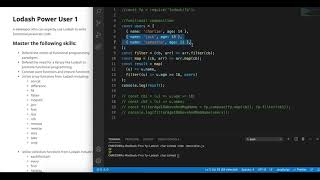 Functional Programming and Lodash functions