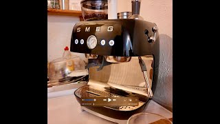 smeg 50s style retro egf03 bean-to-cup espresso coffee machine