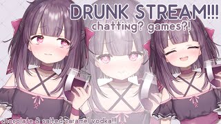 FIRST EVER DRUNK STREAM!! 🎀 vtuber wit da choccy vodka ^owo^