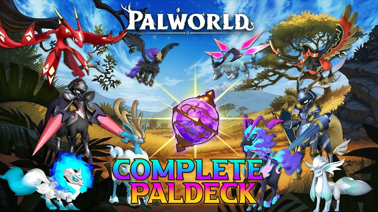 Palworld - Complete PalDeck [All Pals] - YouTube