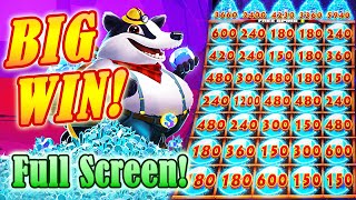 FILLED THE SCREEN! Unlocked the Train Feature! BIG WIN Bonus in Mine Blowin Badger's Diamonds slot!