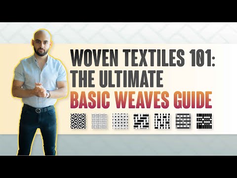 What does tightly woven fabric mean?