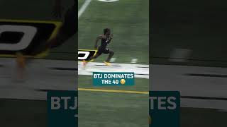 Throwback to Brian Thomas Jr. clocking a 4.33 40-yd dash at the Combine! #DUUUVAL