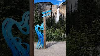 এই সময়ে Glacier এর বরফ গলে যায় বলে waterfall গুলোতে অনেক জল #waterfall #britishcolumbia