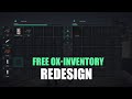 FREE OX INVENTORY REDESIGN | ESX/QBOX/QB 