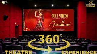 Gandhari gandhari full song theater experience | keerthy suresh | suddala ashok | telugu songs 2022