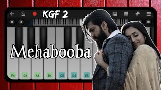 Mehabooba Song Piano | KGF Chapter 2 | Rocking Star Yash
