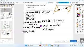 Honors Geometry BC Dec 6th - Unit 6 Day 3 - Proofs GIVEN parallelograms 1