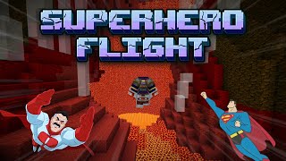 Super Hero Flight! Minecraft Bedrock Command Tutorial!