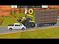 Overloaded Tractor With Woods In Fs 18 ! Farming Simulator 18 Forestry | Fs18 Timelapse #fs18