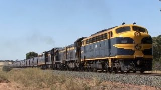 Classic EMD's on the Swan Hill line: Australian Trains