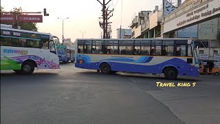 Govt bus (vs) Private bus Mass entry with Erode bus stand