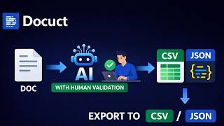 Docuct Demo: AI Document Extraction with Human-in-the-Loop Validation