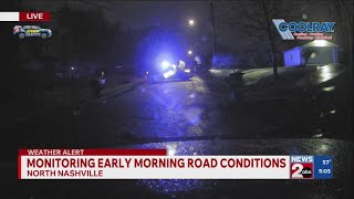 Monitoring early morning road conditions in Nashville