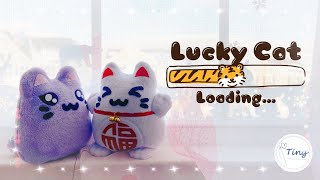 DIY Lucky Cat Plush Toy|【FREE PATTERN DOWNLOAD】| Perfect for beginners |Step-By-Step Tutorial| 招财猫玩偶