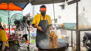 Amazing Cooking Speed ! Most Popular $0,4 Economy Fried Noodles in Penang - Malaysian Street Food