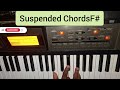 F# Suspended Chords || Itende style tutorials