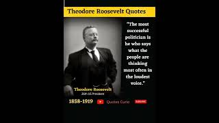 5 of the best quotes from President Theodore Roosevelt #shorts #quotescurio