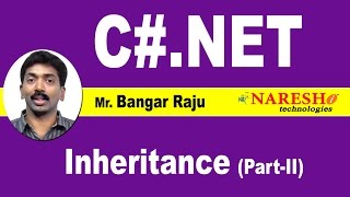 Inheritance - Part 2 | C#.NET Tutorial | Mr. Bangar Raju