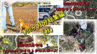 【オフロード】約2ヶ月分の動画をまとめてみた(秋)【バイクMAD】