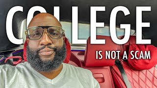 College is NOT A SCAM, Student Loans aren't BAD, and Trades aren't necessarily the greatest either 🤔
