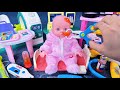 9 Minutes Satisfying with Unboxing Cute Doll Rescue Game，Pretend Doctor Playset ASMR | Review Toys