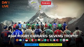 Asia Rugby Emirates Sevens Trophy 2024 Nepal 7s day 1