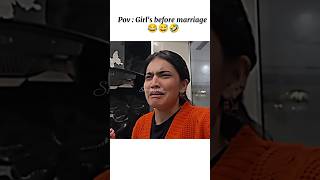 pov: Girl's before vs after marriage 😅#sistrology #iqreeb #viral #happiness #shorts #marriage