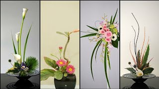 Idiosyncratic creative ikebana japanese floral arrangement ideas/ inspirational ikebana flower decor