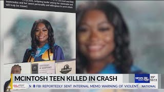 McIntosh school community honors senior killed in crash with police officer