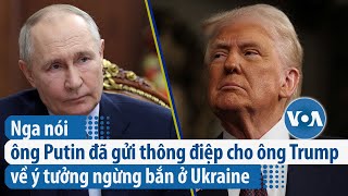 Nga nói ông Putin đã gửi thông điệp cho ông Trump về ý tưởng ngừng bắn ở Ukraine | VOA Tiếng Việt