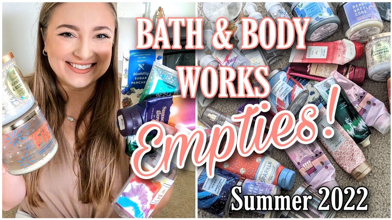 Bath Body Works Empties Summer Empties 2022 Candles Hand Soaps