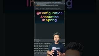 Configuration Annotation In Spring✅ #javaprogramming