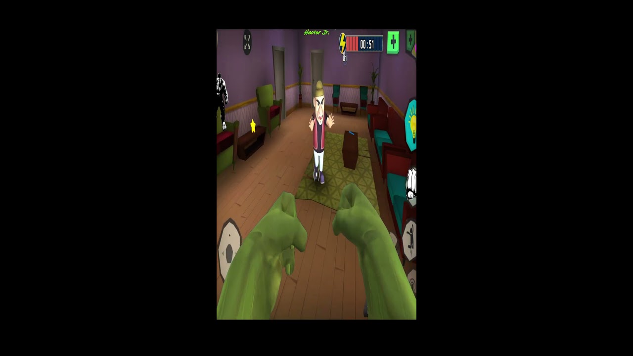 Playing as Hulk in Scary Robber Home Clash #shorts