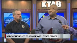 Abilene police sergeant named 'Protector of the Year' for keeping kids safe from online predators